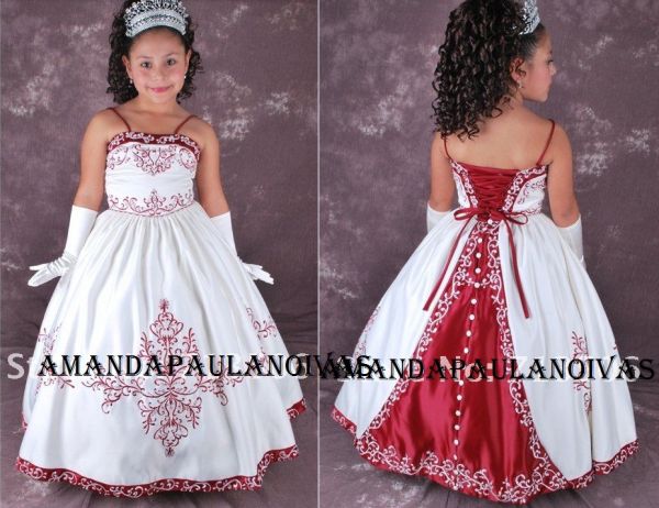 vestido de daminha de debutante