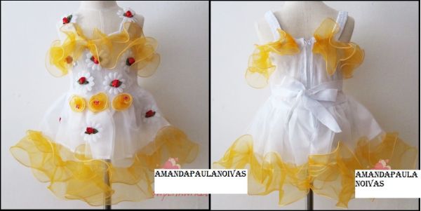 VESTIDO DE FLORISTA - APDF0003 *ALUGUEL*