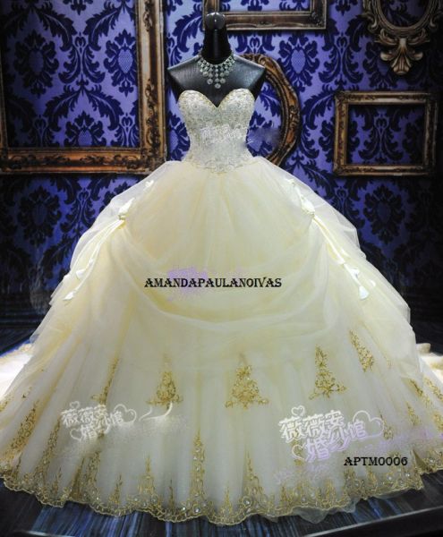 Vestido Noiva Princesa Amarilis